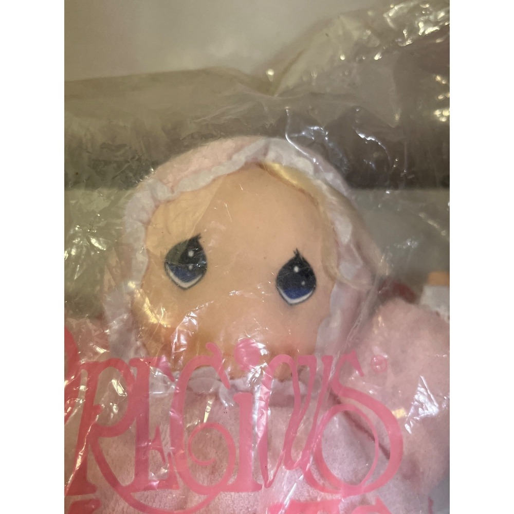 Vintage Dakin Precious Moments Pink Baby Doll Girl Avon 1997 Plush Stuffed Soft - Picture 2 of 7